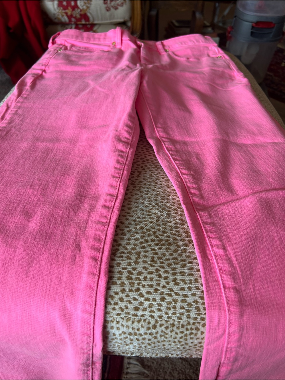 Lilly Pulitzer Hot Pink High-Rise Jeans